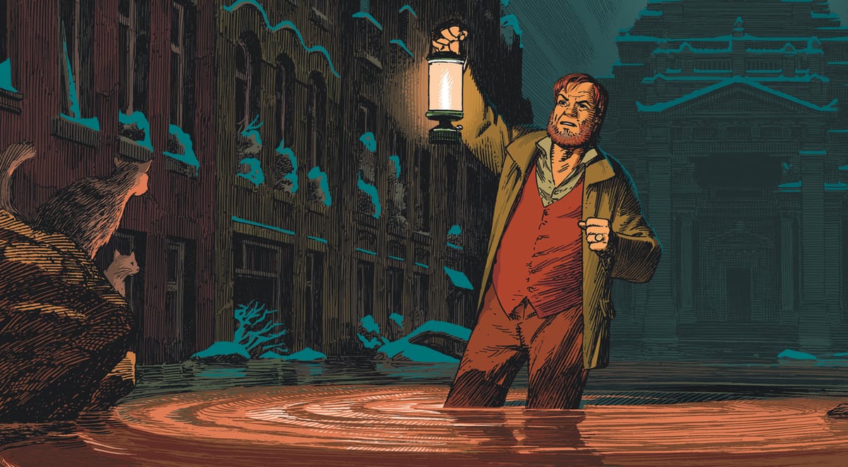 Illustration de l'article Le Dernier Pharaon, Blake et Mortimer T11 de François Schuiten, Jaco Van Dormael, Thomas Gunzig & Laurent Durieux, Dargaud