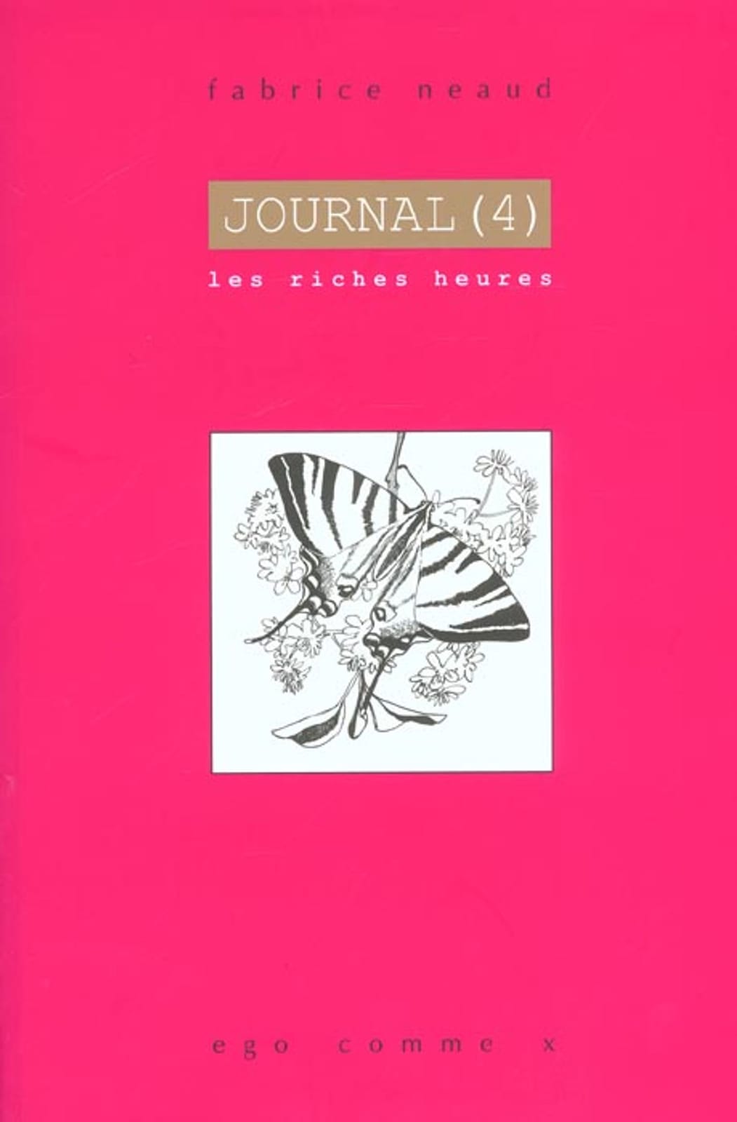 Journal T4 de Fabrice Neaud, ego comme x