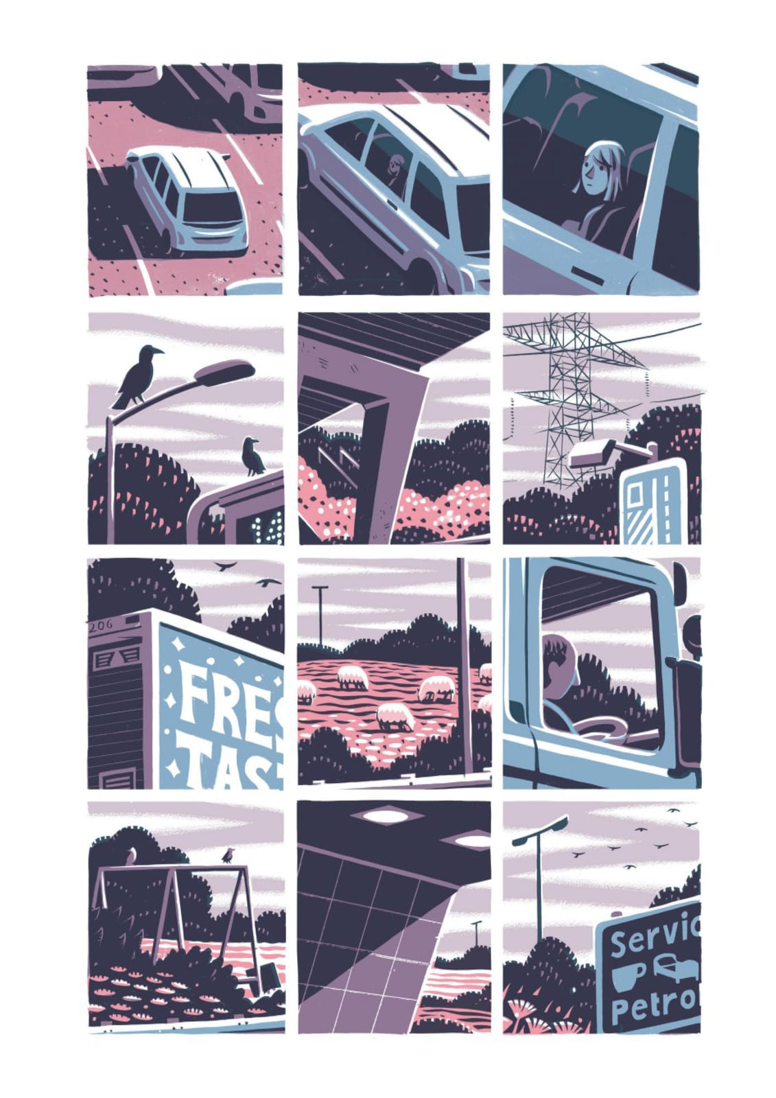 L’été à Kingdom Fields. Jon McNaught, Dargaud