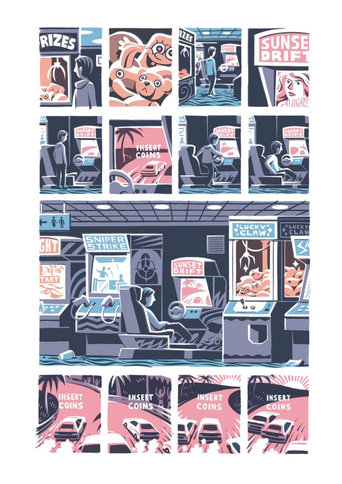L’été à Kingdom Fields. Jon McNaught, Dargaud