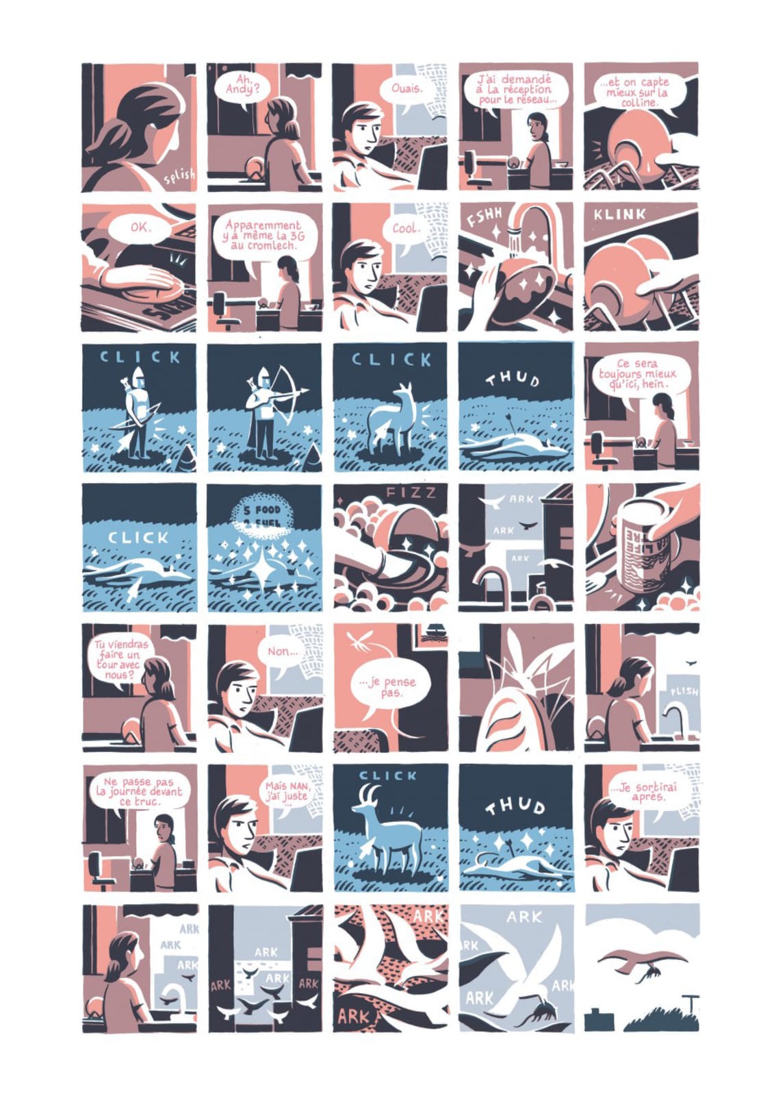 L’été à Kingdom Fields. Jon McNaught, Dargaud