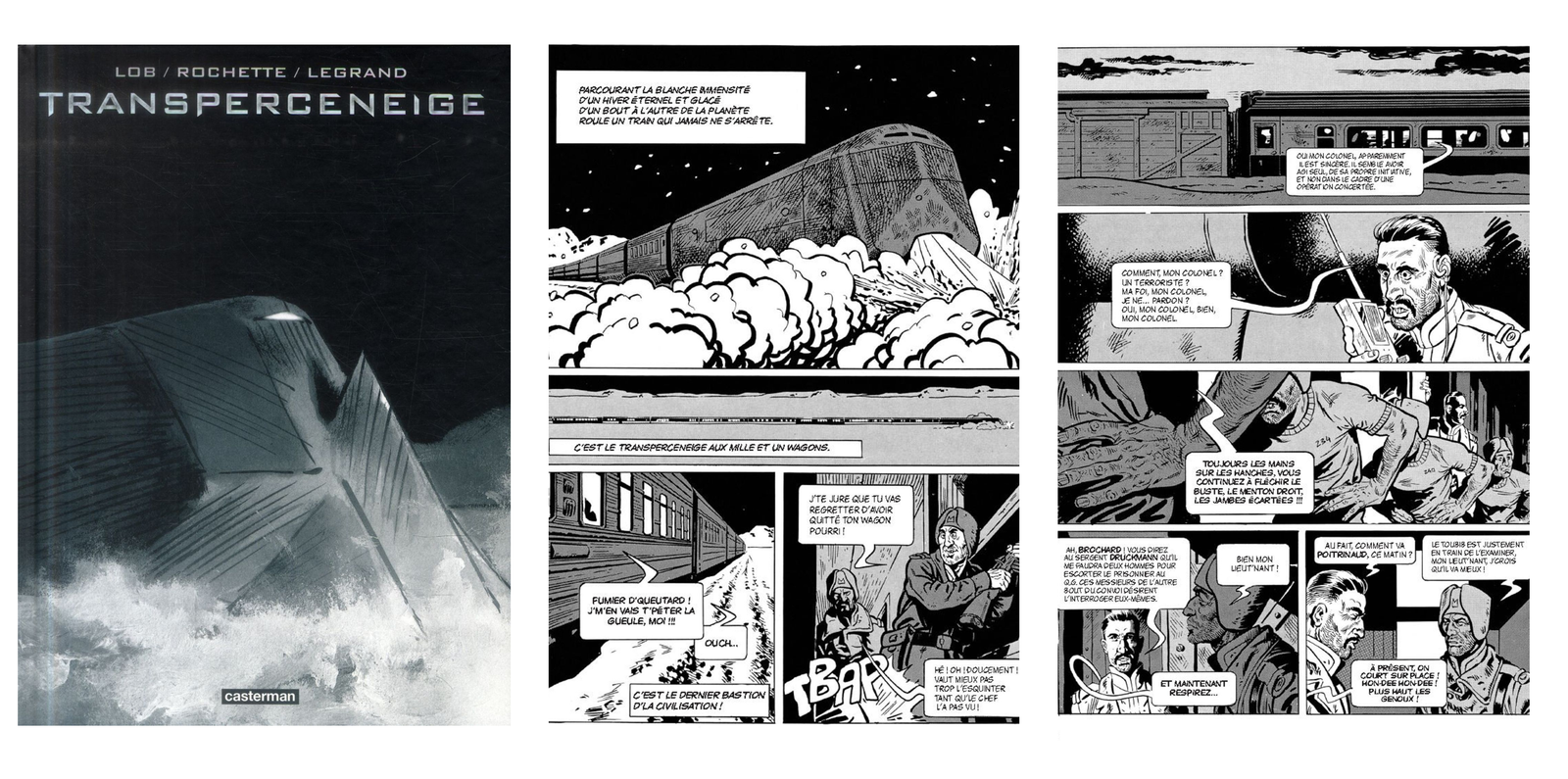 Le Transperceneige de Jacques Lob & Jean-Marc Rochette,  Casterman