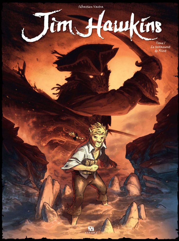 L'Île au trésor de Robert Louis Stevenson, adapté en bande dessinée.