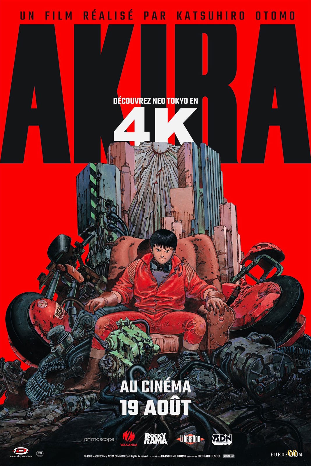 Le chef-d’œuvre Akira en 4K au cinéma