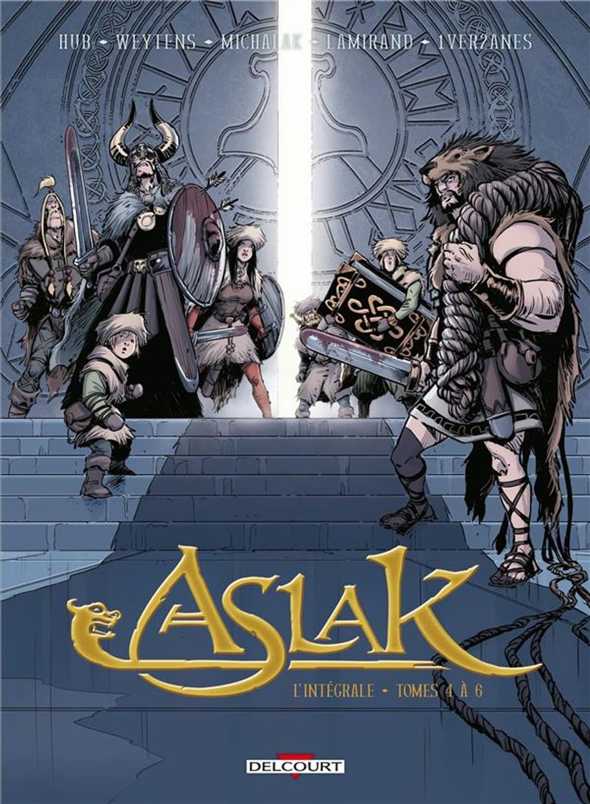 Aslak - intégrale 3T T2 de Fred Weytens, Hub, Emmanuel Michalak & Sébastien Lamirand, Delcourt 