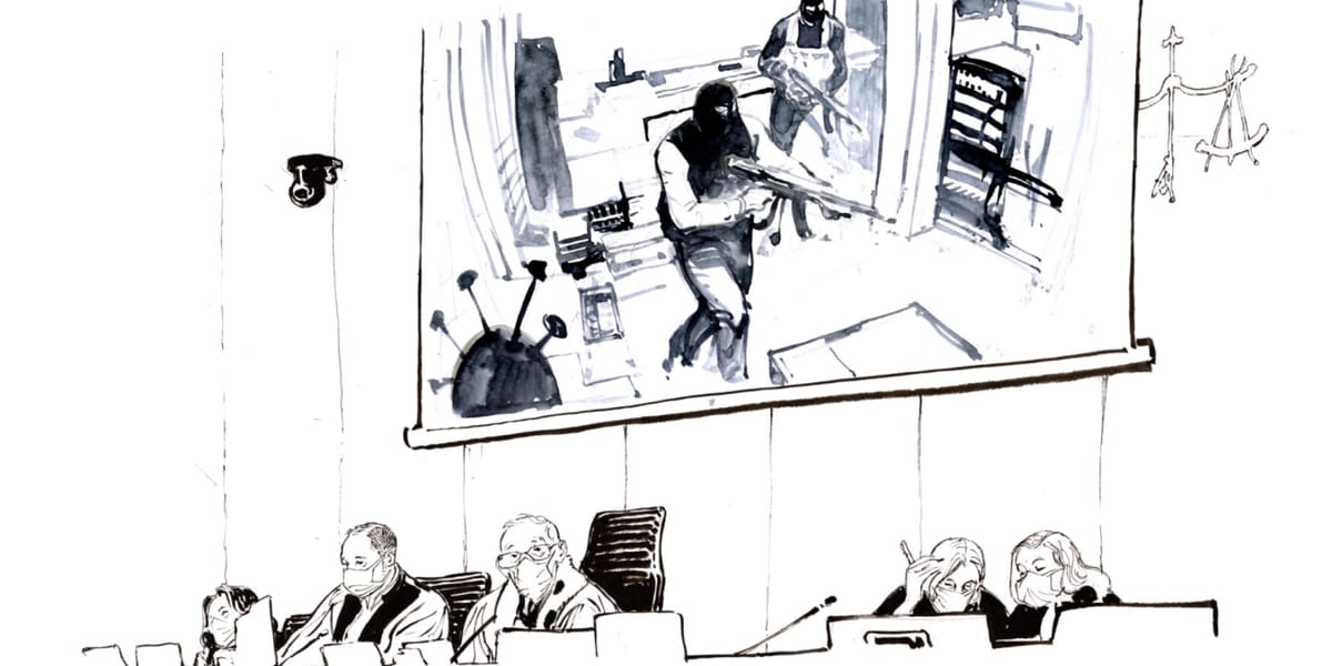 Illustration de l'article Procès des attentats de Charlie Hebdo, la parole & le dessin