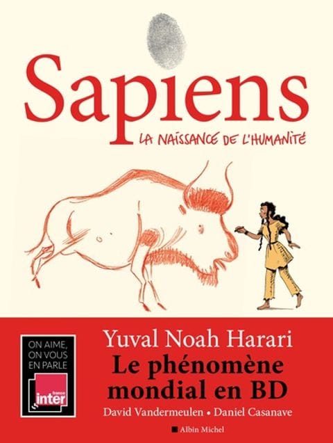 Sapiens: La naissance de l'humanité de Yuval Noah Harari, David Vandermeulen & Daniel Casanave, Albin Michel