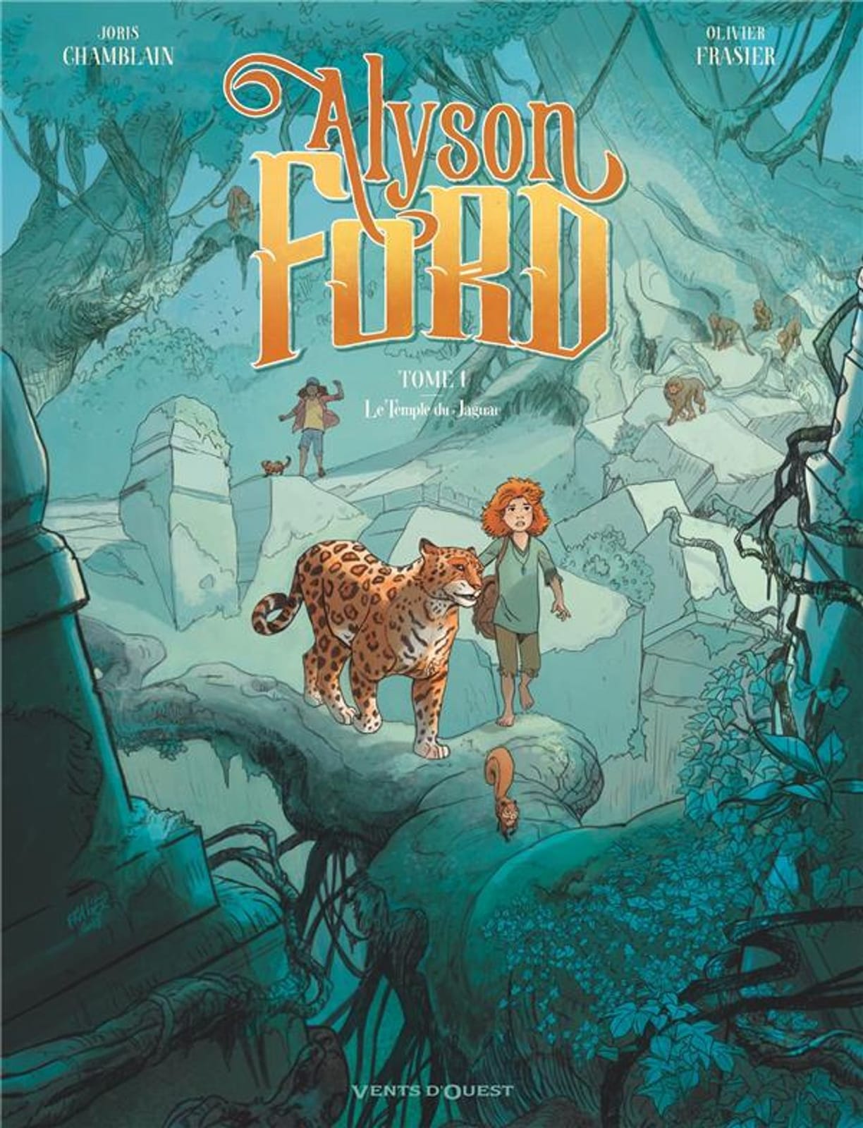 Alyson Ford Tome 1: le Temple du Jaguar, de Joris Chamblain et Olivier Frasier, aux éditions Glénat
