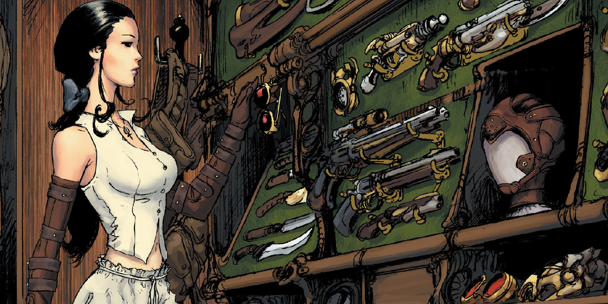 Illustration de l'article Lady Mechanika par Marcia Chen, Martin Montiel et Brian Ching
