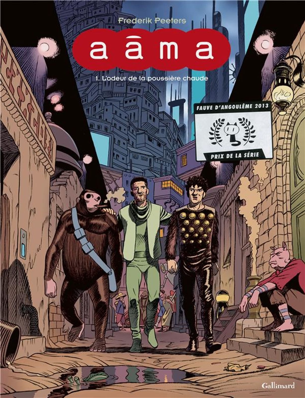 Aâma, Peeters, Gallimard