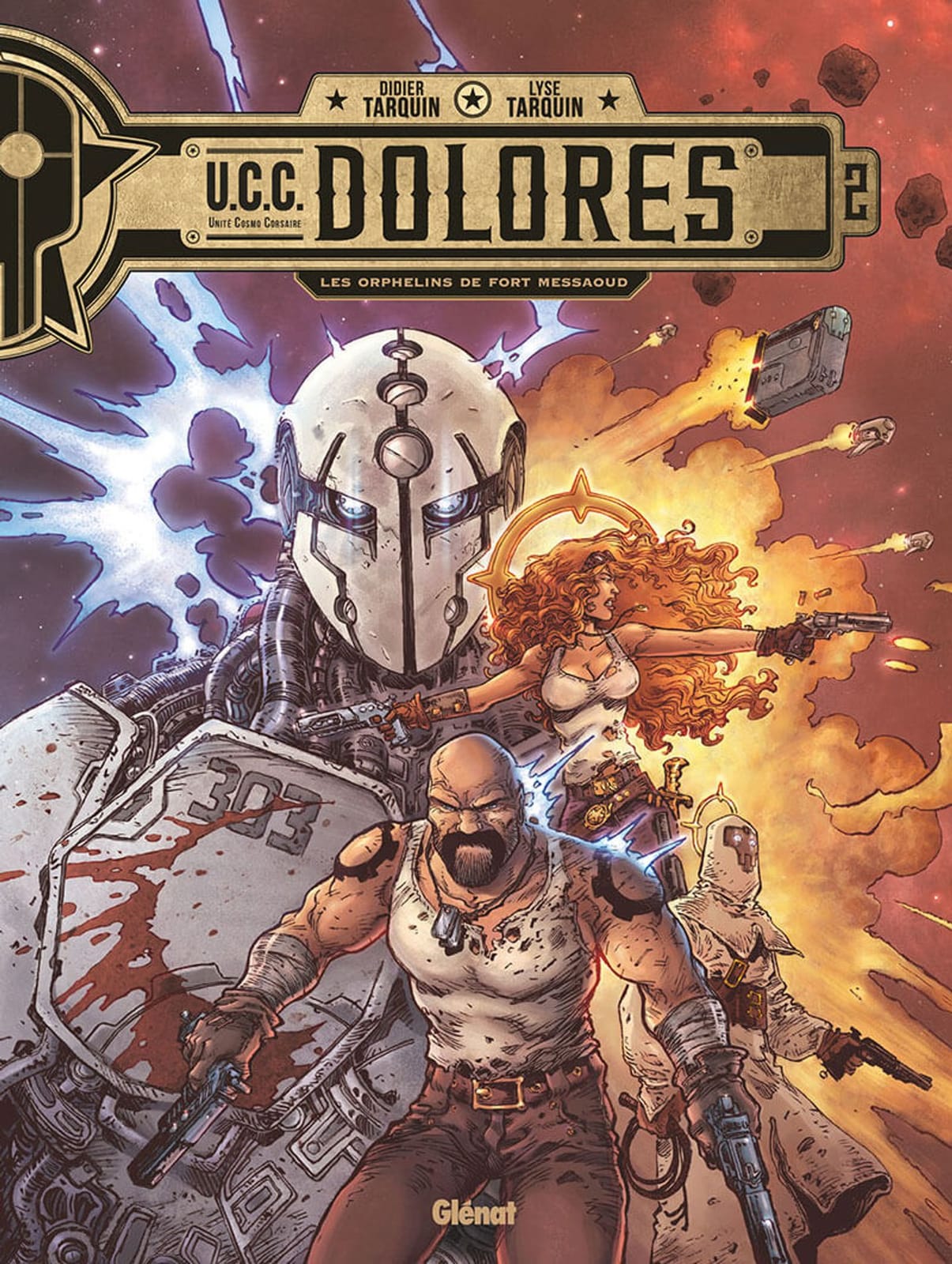 UCC Dolores, le cycle du cristal Rouge, de Didier Tarquin et Lyse Tarquin, éditions Glénat, janvier 2021. Tome 2