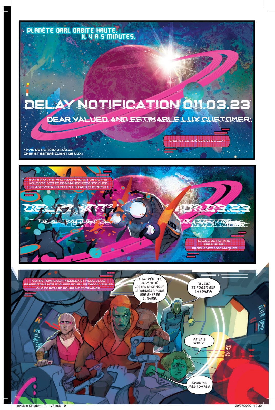 Invisible Kingdom T1 Le Sentier par G. Willow Wilson & Christian Ward, Hicomics