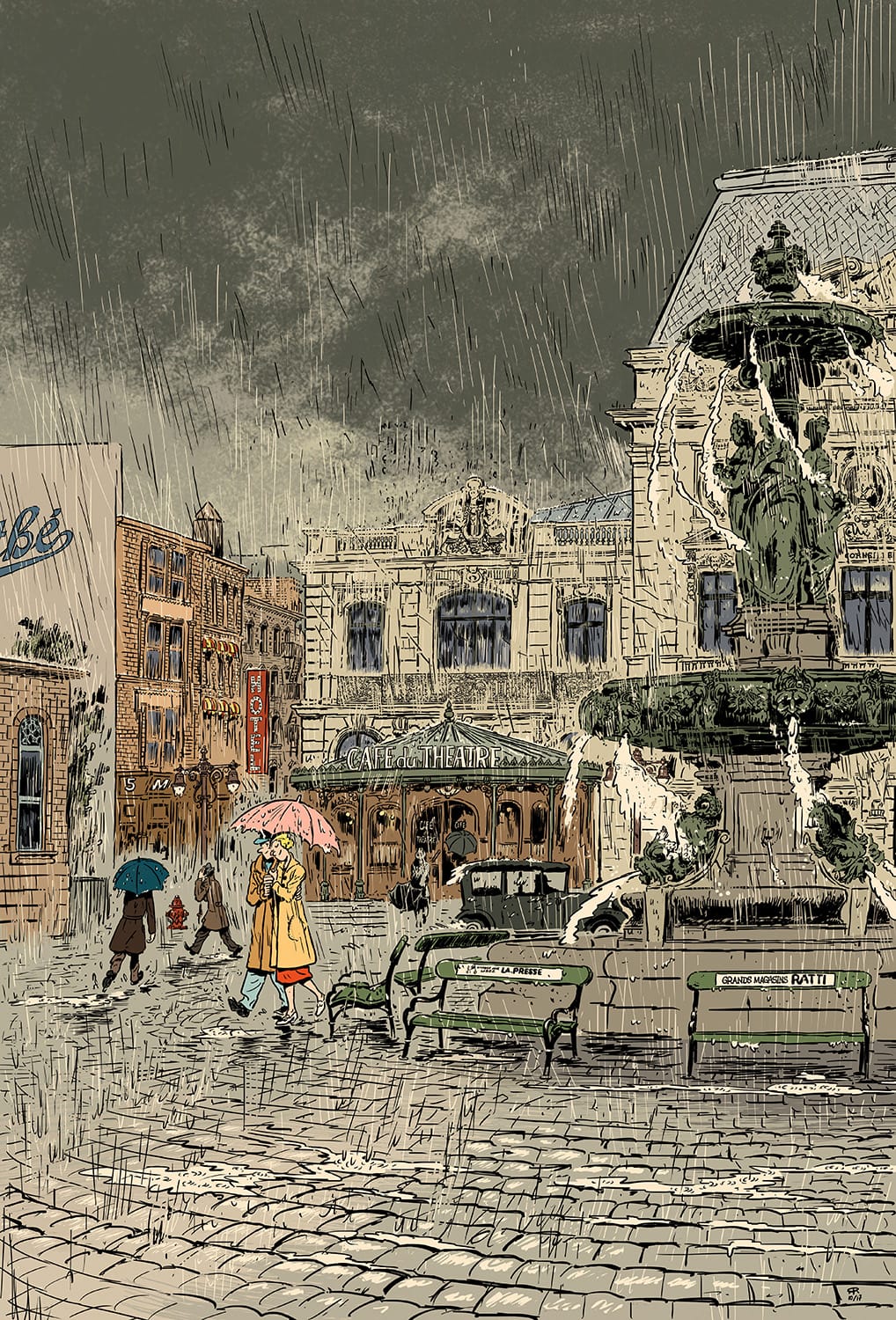 New Cherbourg Stories de Romuald Reutimann & Pierre Gabus, Casterman