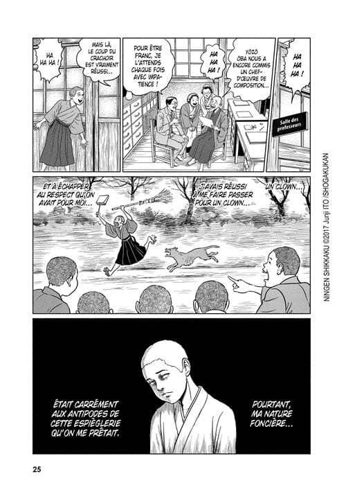 © La Déchéance d'un homme / Junji Ito d'après Osamu Dazai / Delcourt Tonkam / Shogakukan