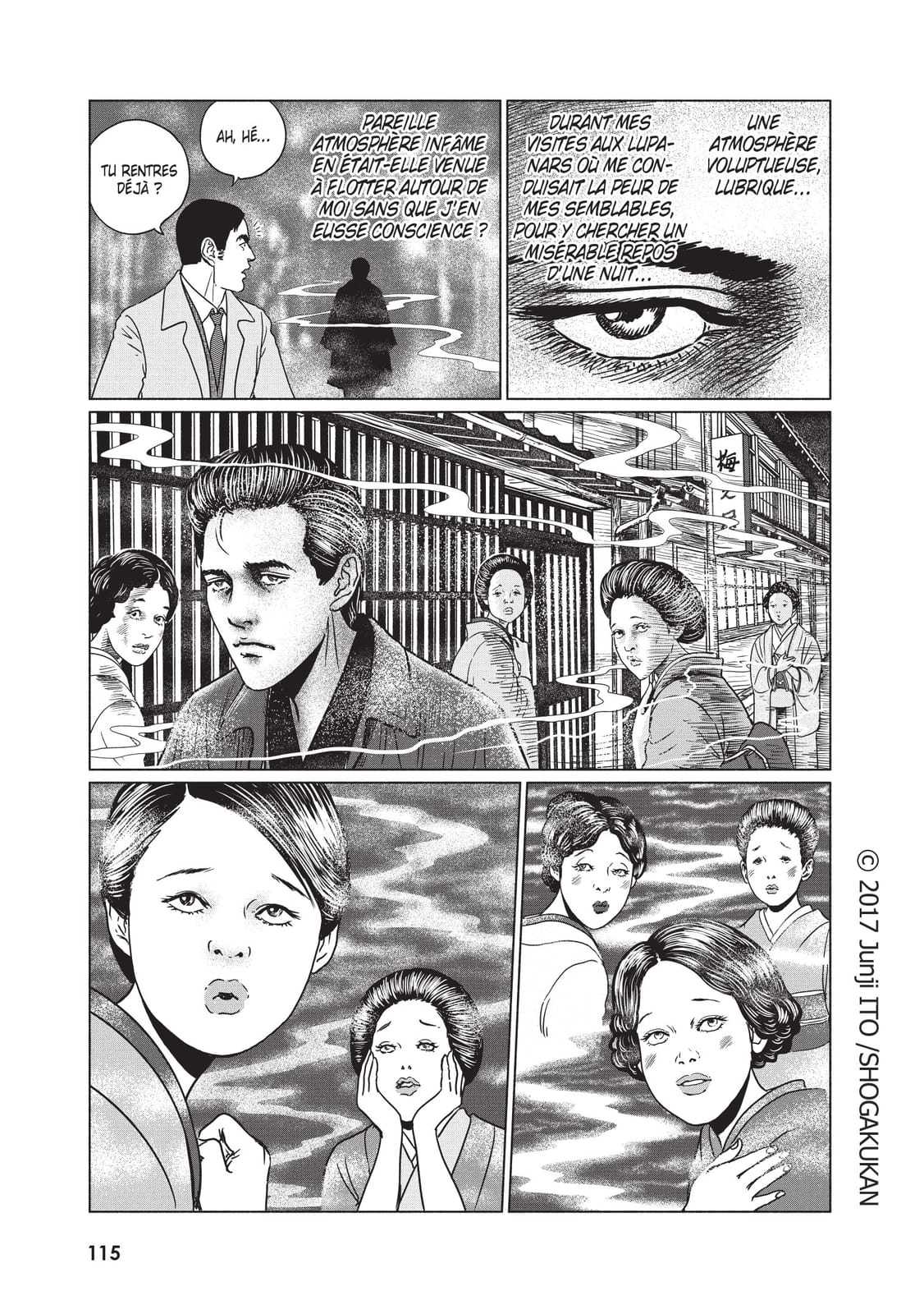 © La Déchéance d'un homme / Junji Ito d'après Osamu Dazai / Delcourt Tonkam / Shogakukan