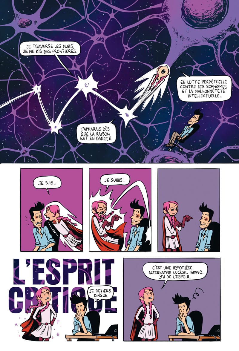 L’esprit critique de Isabelle Bauthian & Gally chez Delcourt, Coll. Octopus