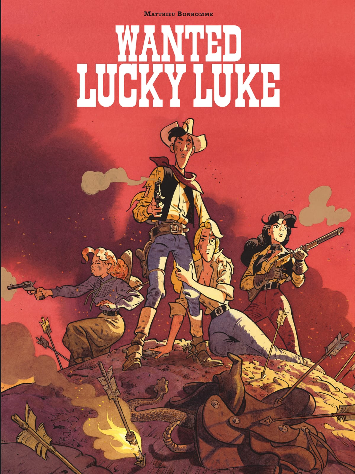 Wanted Lucky Luke, de Matthieu Bonhomme, éditions Dargaud