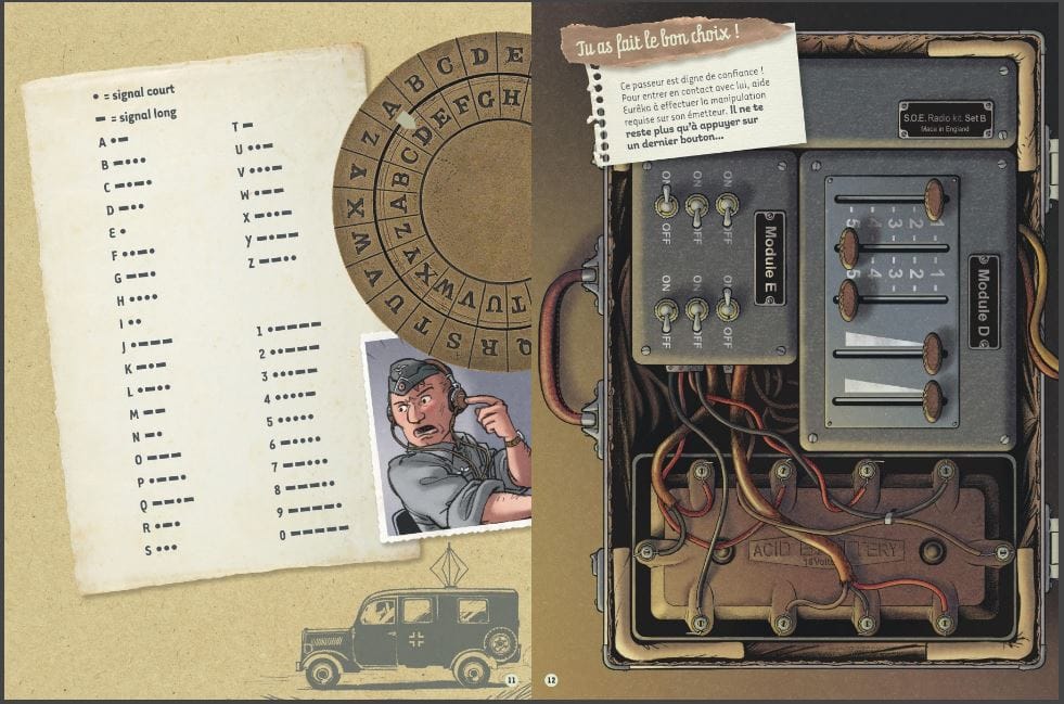Les Enfants de la Résistance - L'Escape Game, de Rémi Prieur, Mélanie Vives et Benoît Erbs, éditions Le Lombard