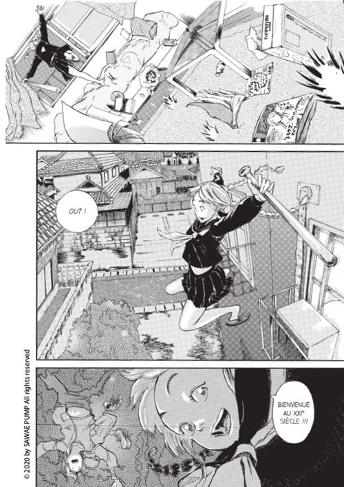 Panda Detective Agency et Tout au bout du quartier, de Pump Sawae, éditions Mangetsu