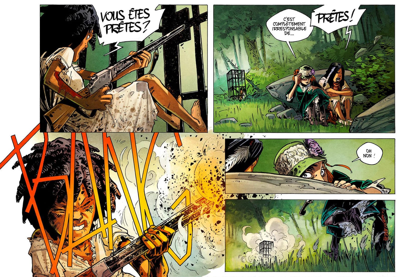 Ladies with guns d’Anlor, Olivier Bocquet & Elvire de Cock, Dargaud