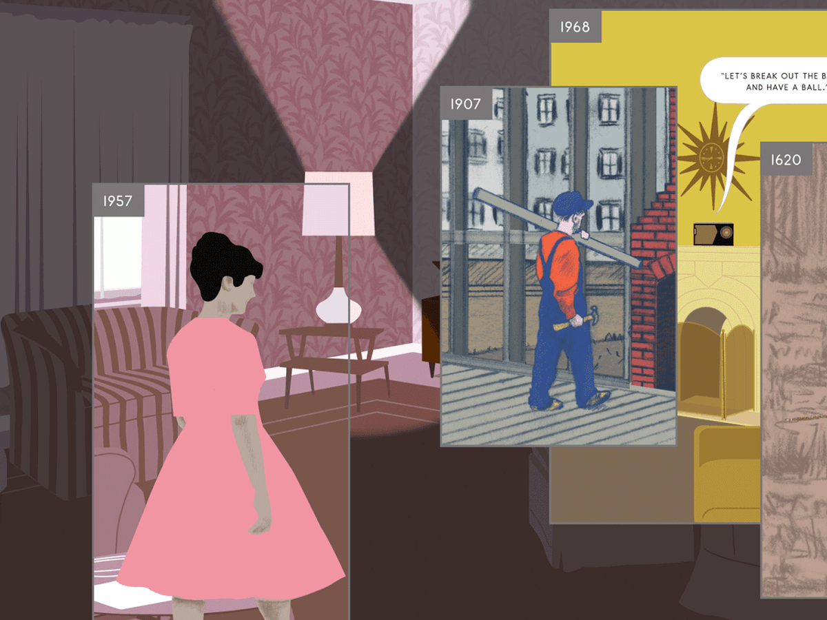 Ici de Richard McGuire, Gallimard