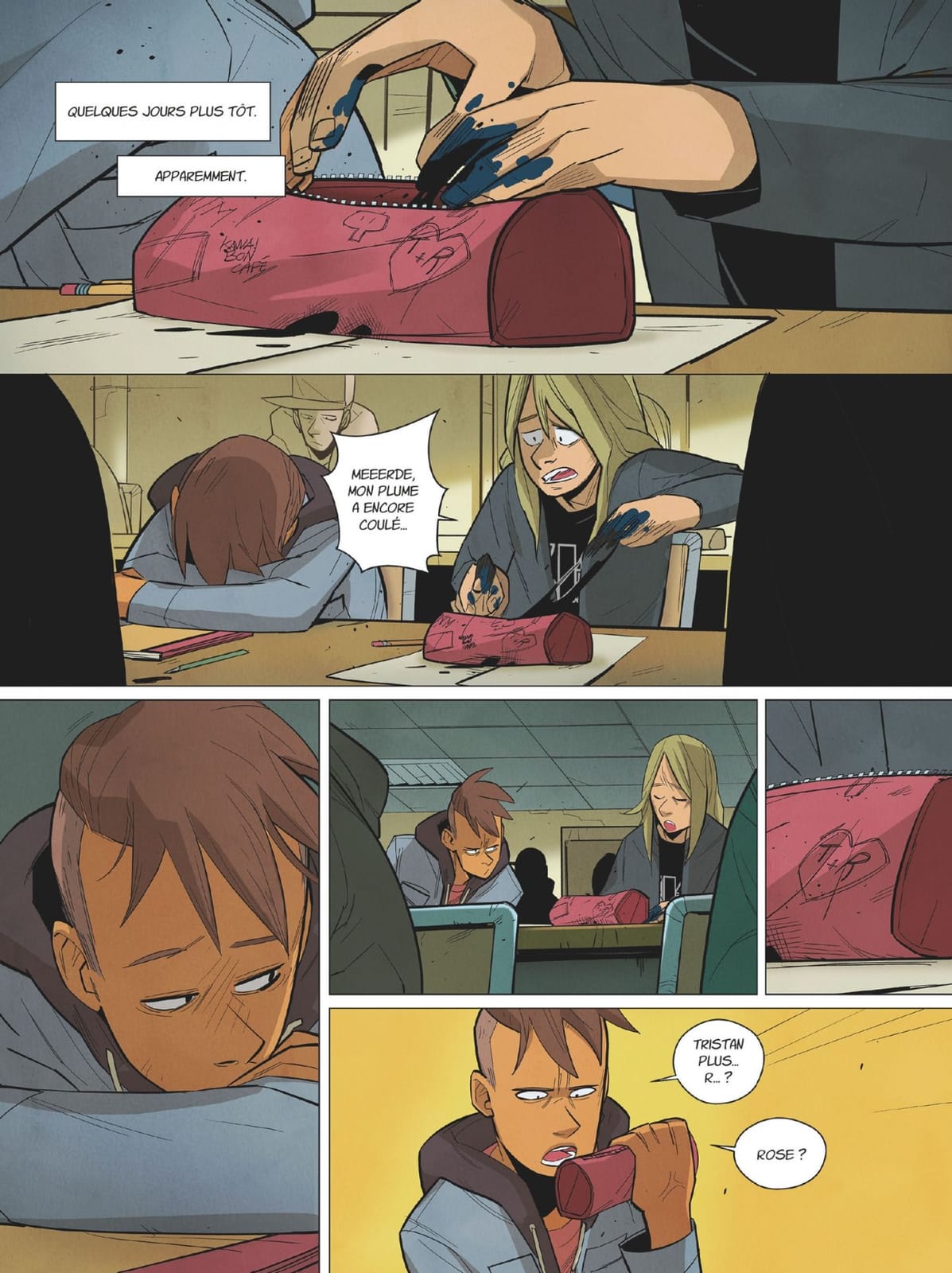 Trousse Boy, de Julien Josselin, Valentin Vincent et Grelin, aux éditions Glénat. Sortie en avril 2022.