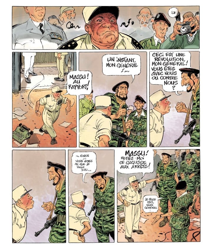 "Un général, des généraux", de François Boucq (dessin) et Nicolas Juncker (scénario), éditions Le Lombard.