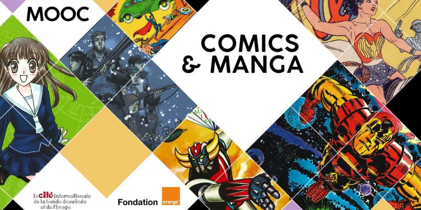 Illustration de l'article MOOC Comics et manga : le retour des cours de découverte, en ligne, de la Cité de la BD