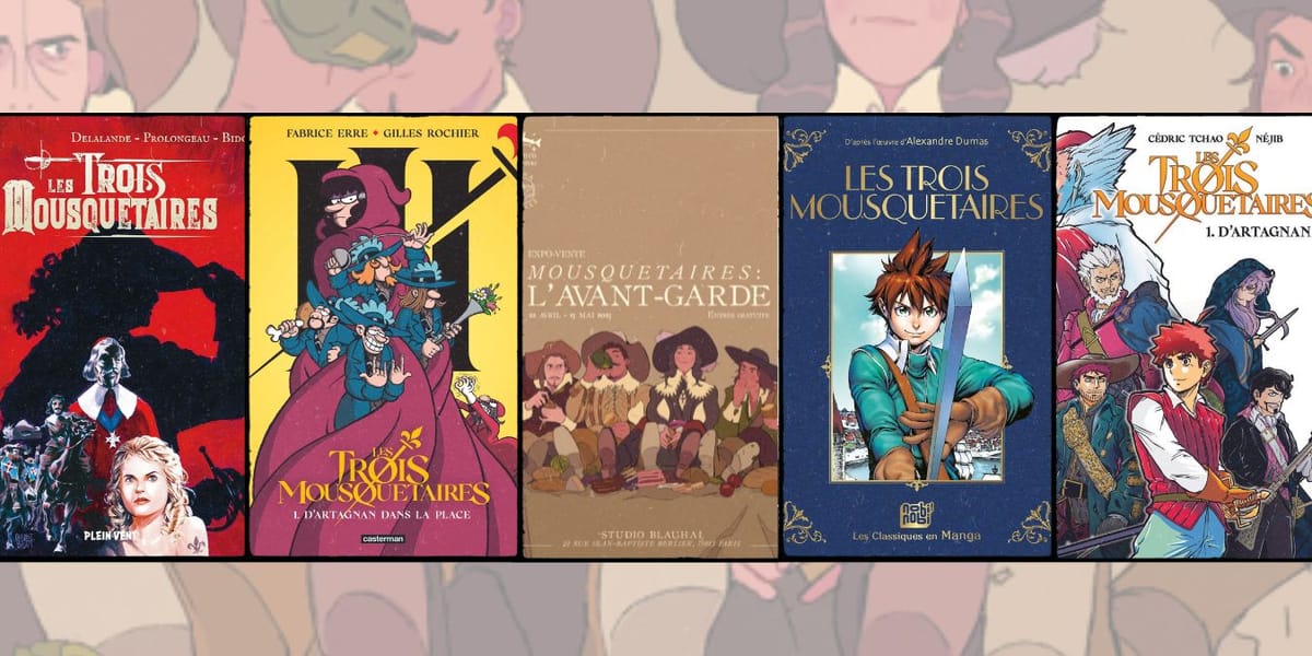 Illustration de l'article BD, mangas, expo, … Avalanche de projets autour des Trois Mousquetaires