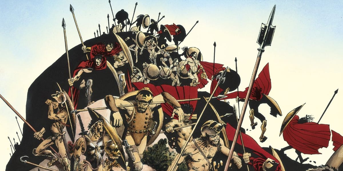 Illustration de l'article 300 en deux fois. L’autre classique de Frank Miller revient en double