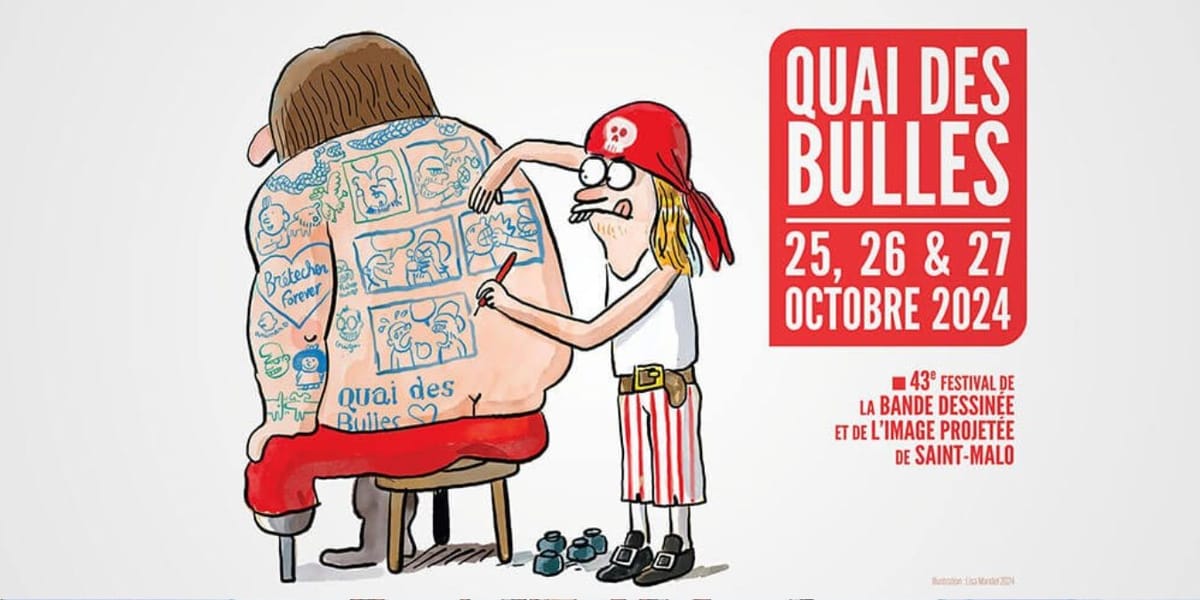 Illustration de l'article Quai des bulles 2024, c’est parti !!! : Expos, rencontres, ciné, prix et surprises