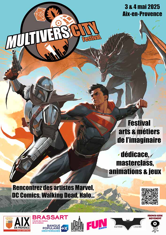 Affiche du Multivers City Festival, par Kibar