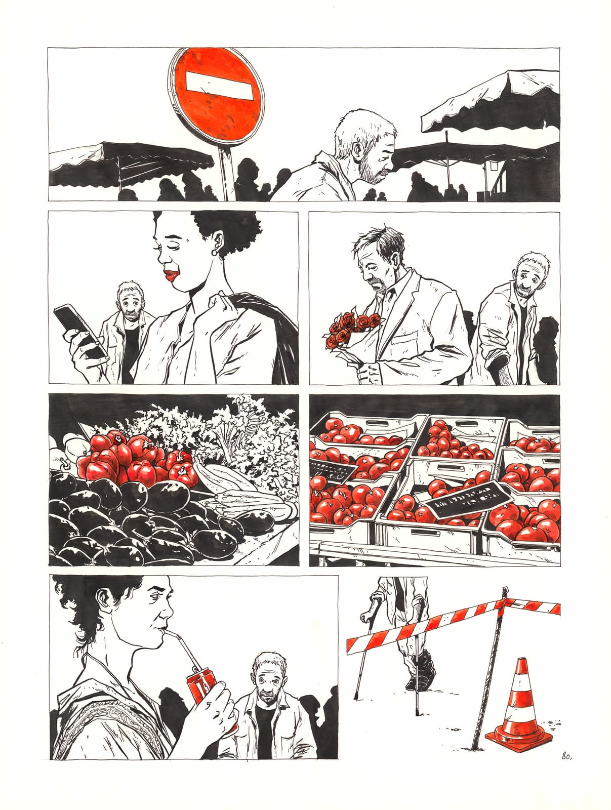 Planche de la bande dessinée Plus loin qu'ailleurs de Christophe Chabouté